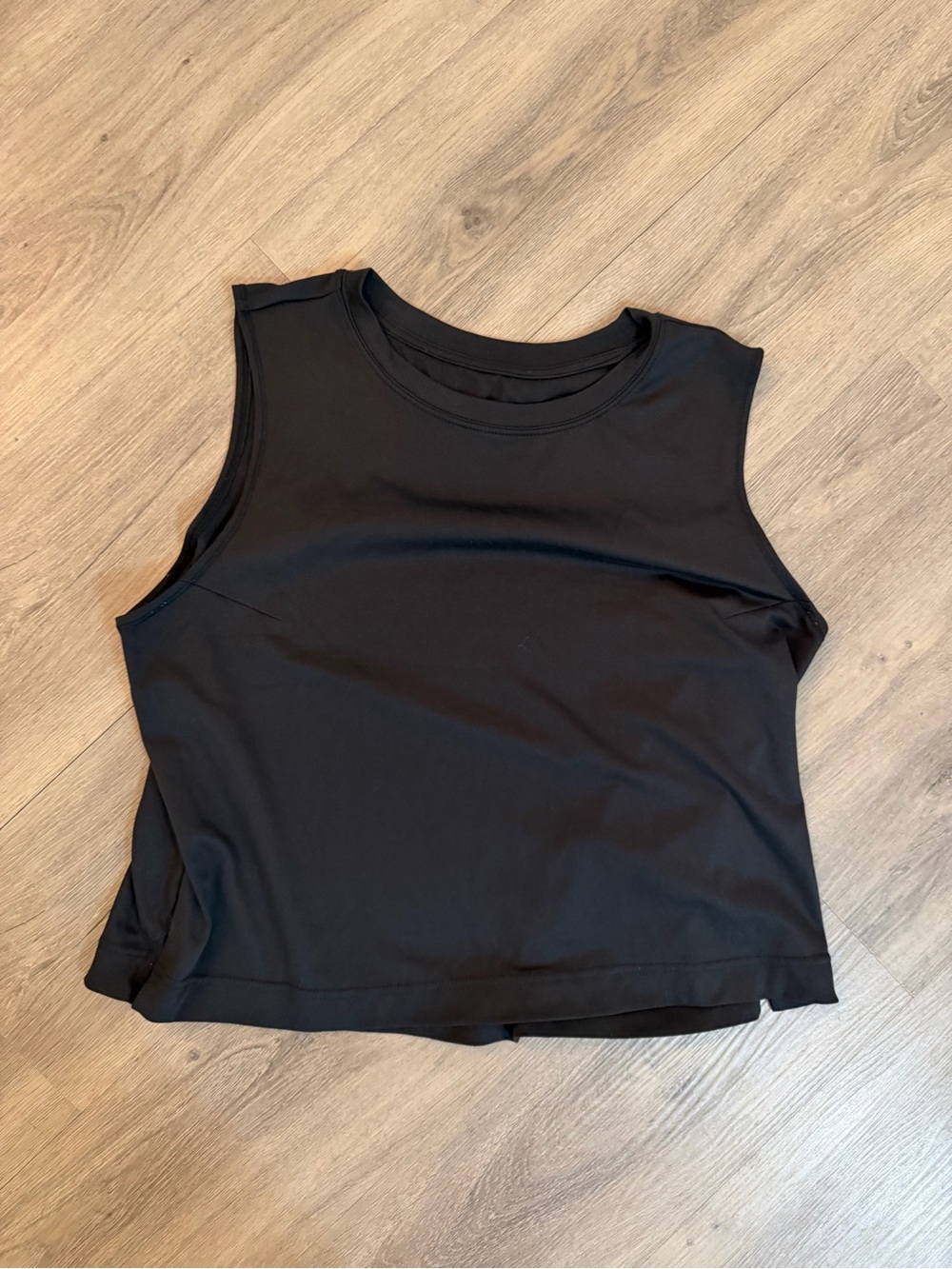 Jockey Black Sleeveless Crop Tank